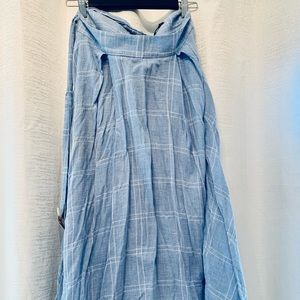 Summer long fleecy skirt maxi